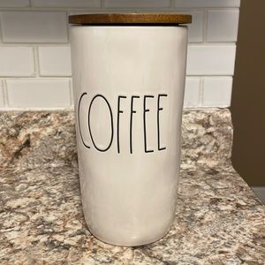 Rae Dunn coffee canister